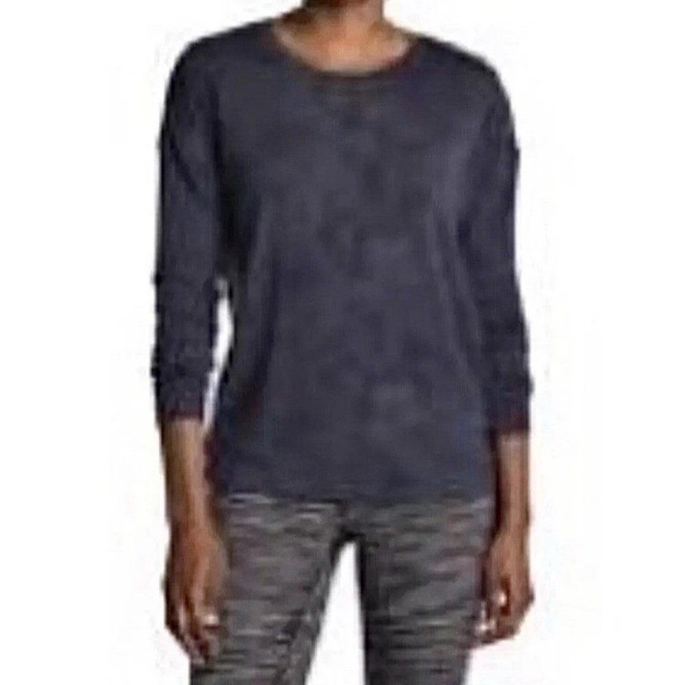 90 Degree by Reflex-Cloudy Tie-dye Sweatshirt-Color:Powder Blue-Size:Small-NEW!!